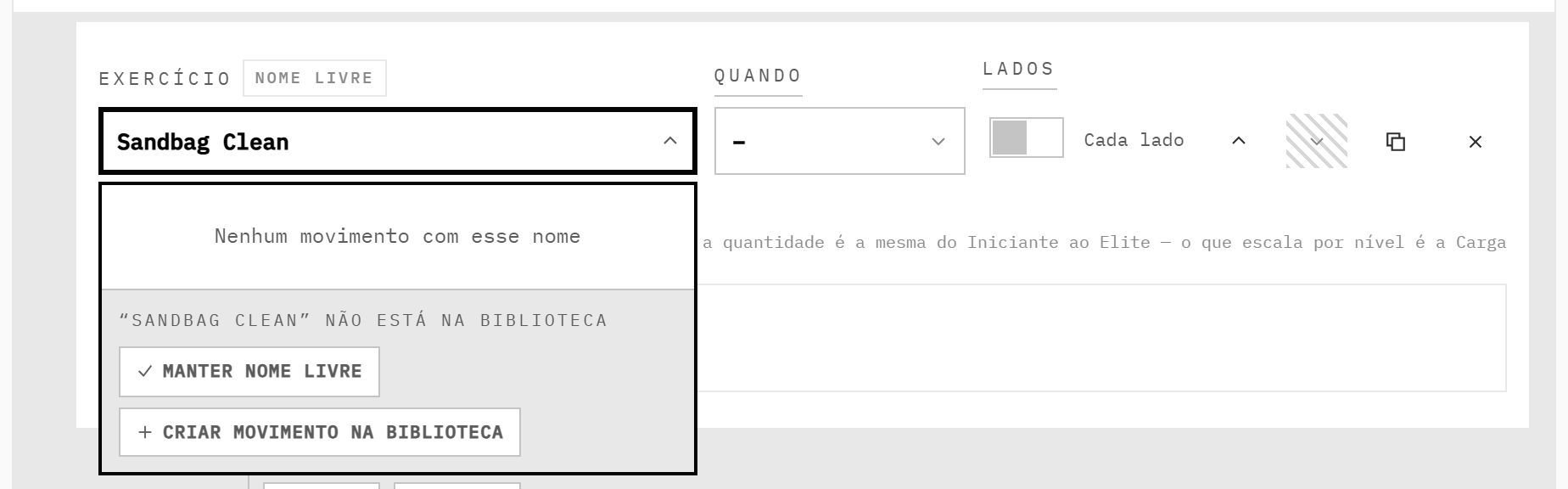 As duas saídas de um nome que não está na Biblioteca: manter o nome livre ou criar o movimento